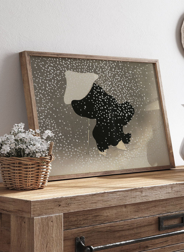 Kamisaka Sekka "Swirling Snow" Art Print_Sugar & Canvas