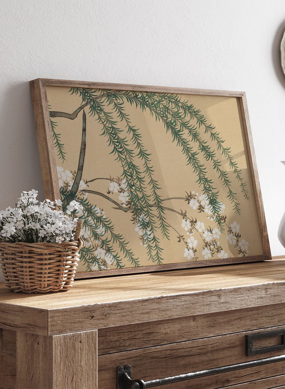 Kamisaka Sekka "Willow and Cherry" Art Print_Sugar & Canvas