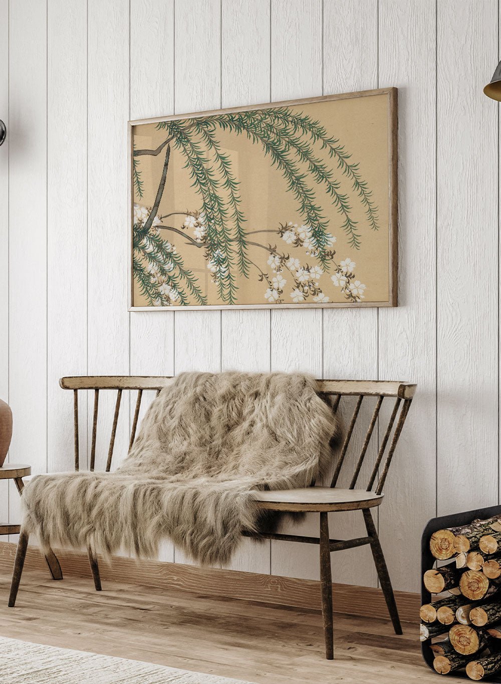 Kamisaka Sekka "Willow and Cherry" Art Print_Sugar & Canvas