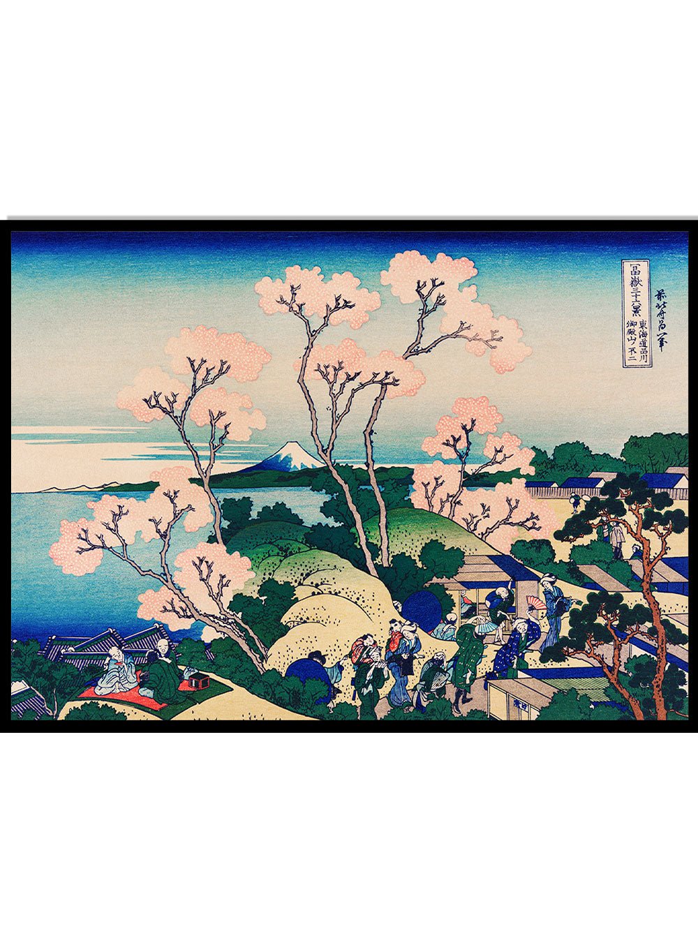 Katsushika Hokusai Goten - Yama Hill Shinagawa on the Tokaido Art Print_Sugar & Canvas