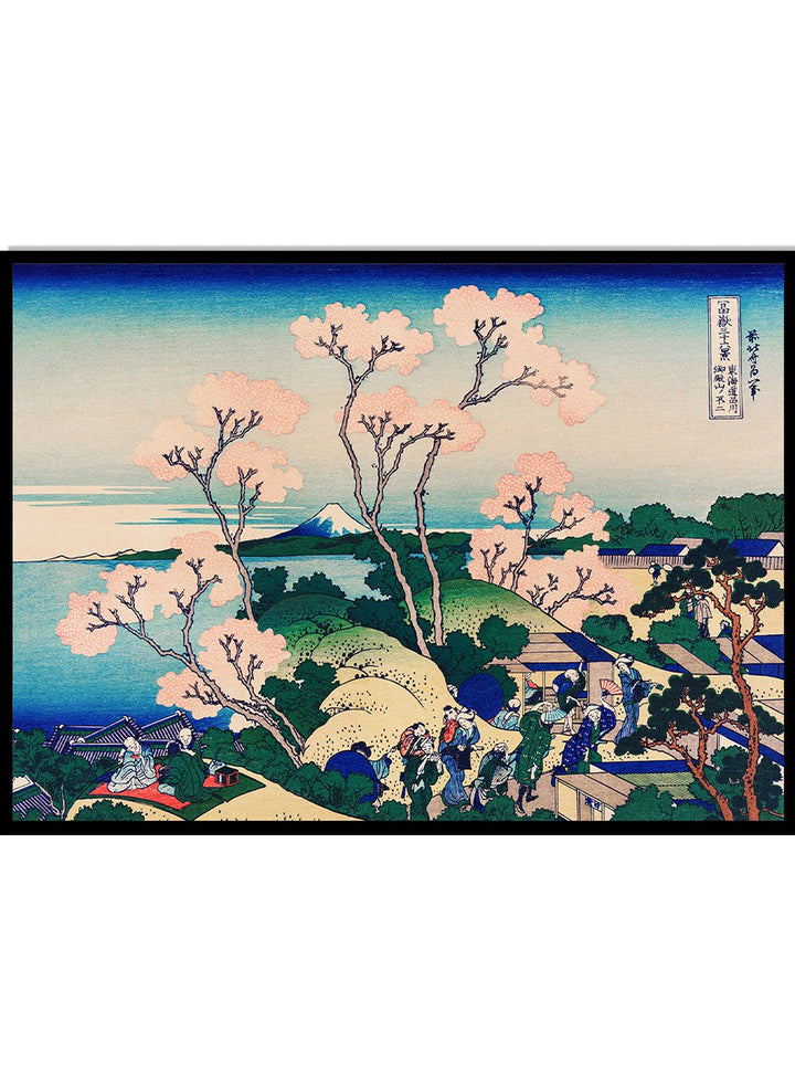 Katsushika Hokusai Goten - Yama Hill Shinagawa on the Tokaido Art Print_Sugar & Canvas