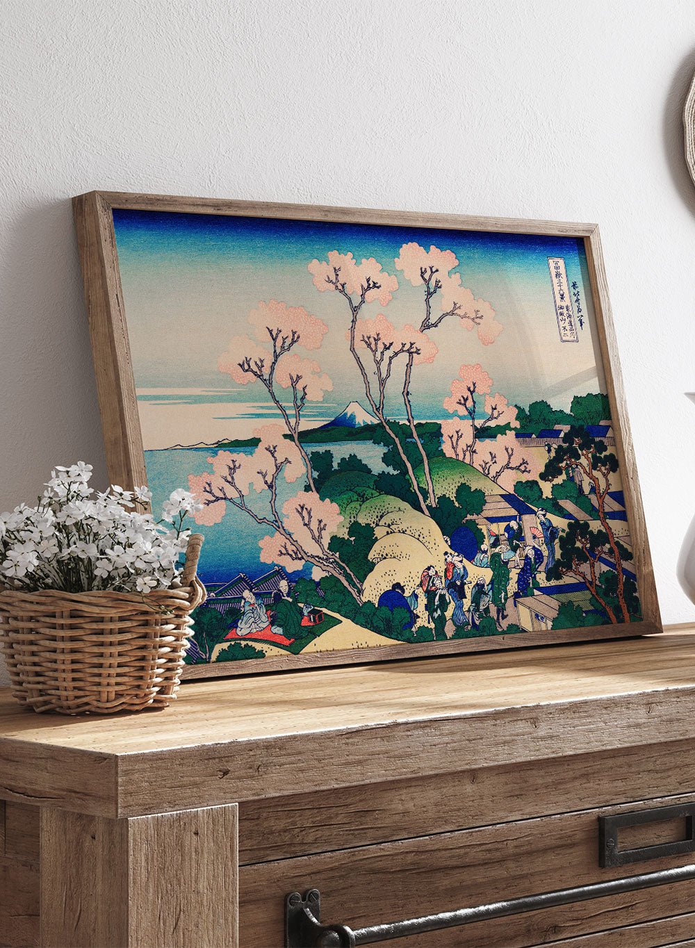 Katsushika Hokusai Goten - Yama Hill Shinagawa on the Tokaido Art Print_Sugar & Canvas