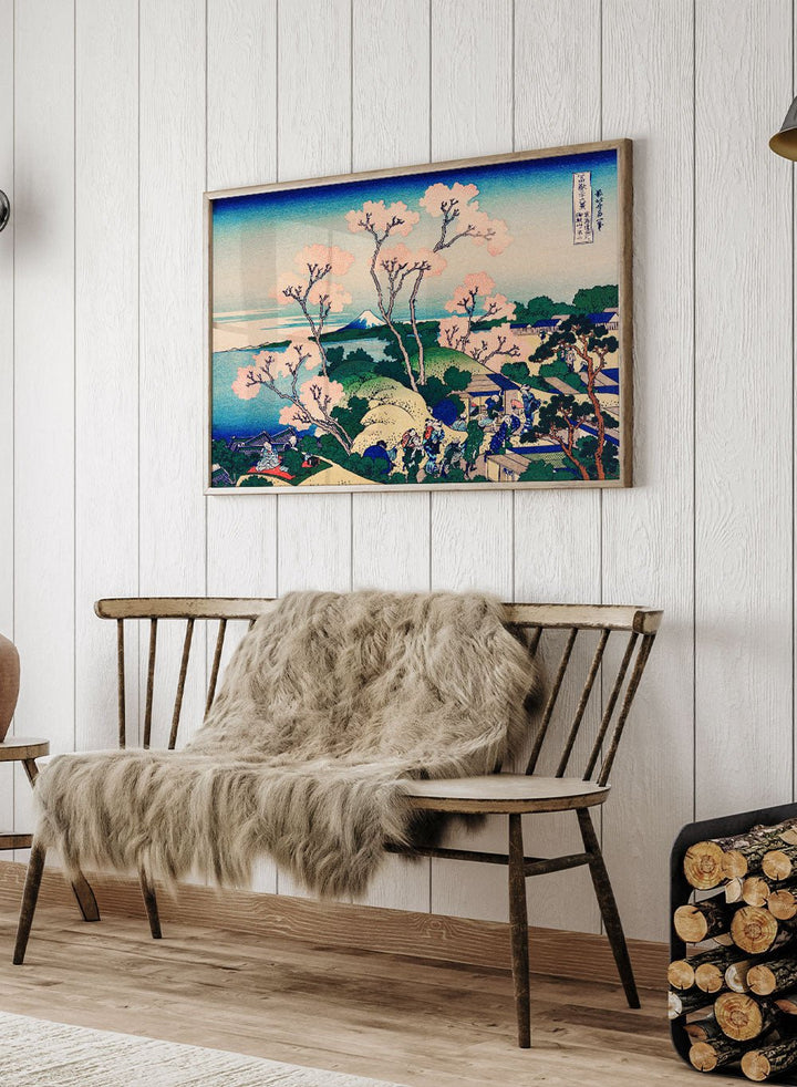 Katsushika Hokusai Goten - Yama Hill Shinagawa on the Tokaido Art Print_Sugar & Canvas