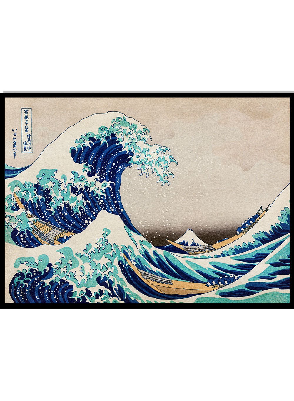 Katsushika Hokusai The Great Wave off Kanagawa Art Print_Sugar & Canvas