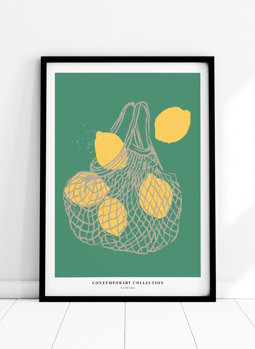 Lemons Kitchen Illustration Art Print_Sugar & Canvas