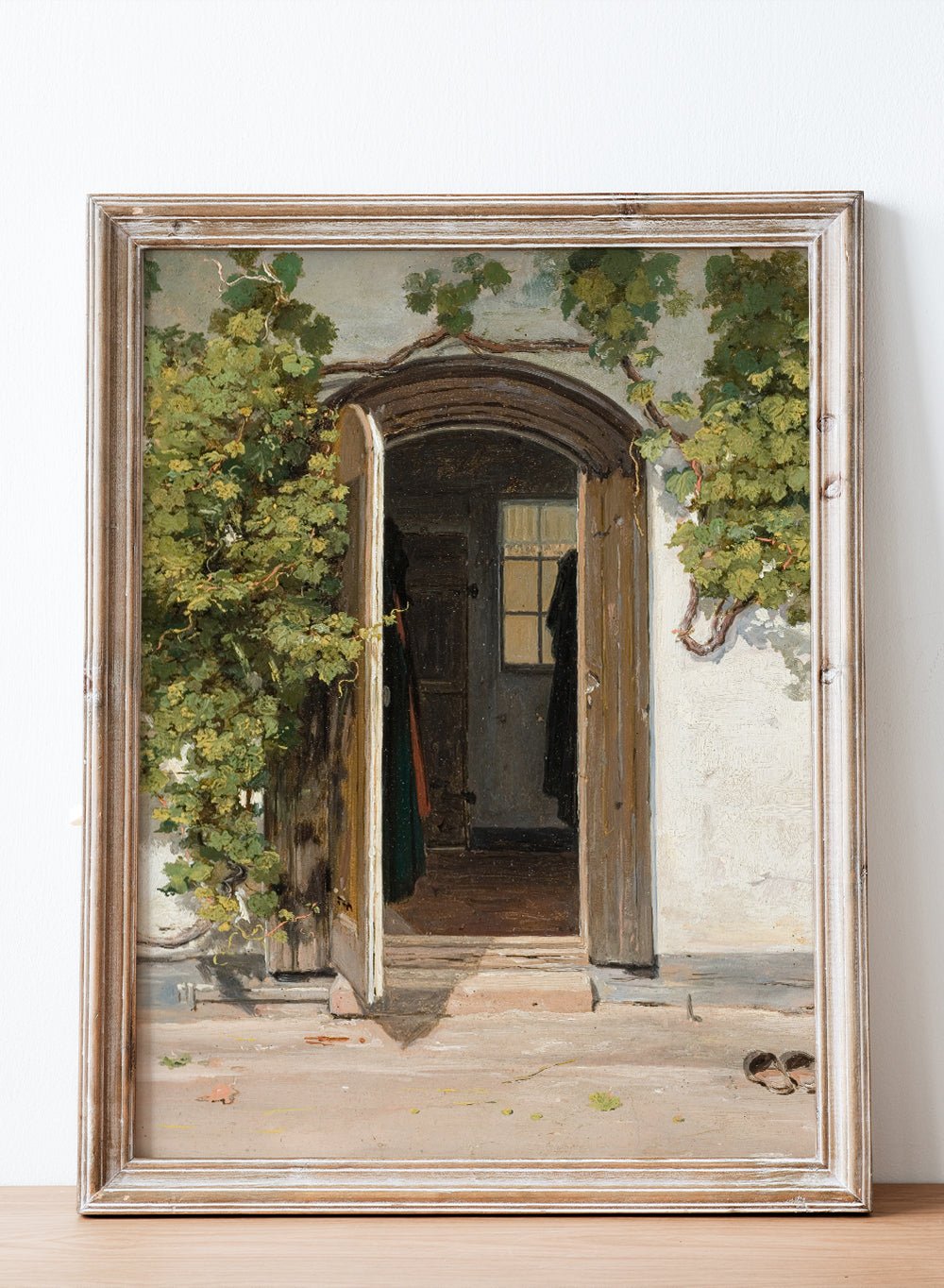 "Entrance to an Inn in the Praestegarden at Hillested" Art Print_Sugar & Canvas