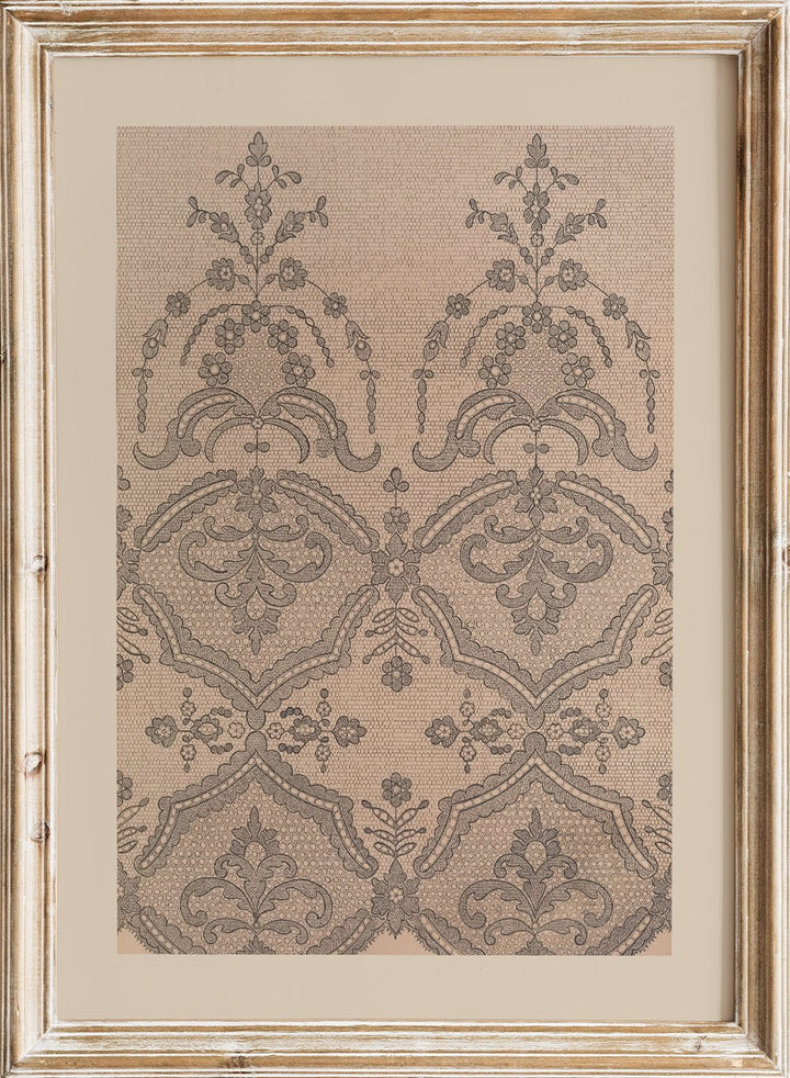 “Black Lace Flounce” Art Print_Sugar & Canvas