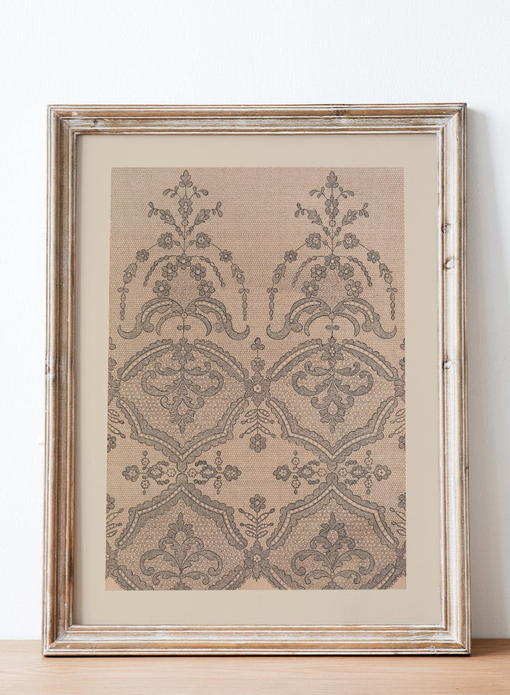 “Black Lace Flounce” Art Print_Sugar & Canvas