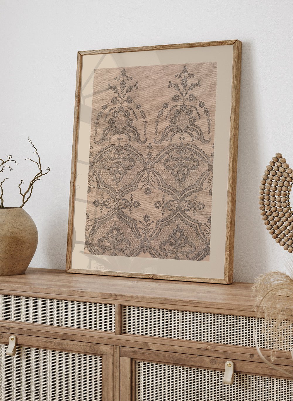 “Black Lace Flounce” Art Print_Sugar & Canvas