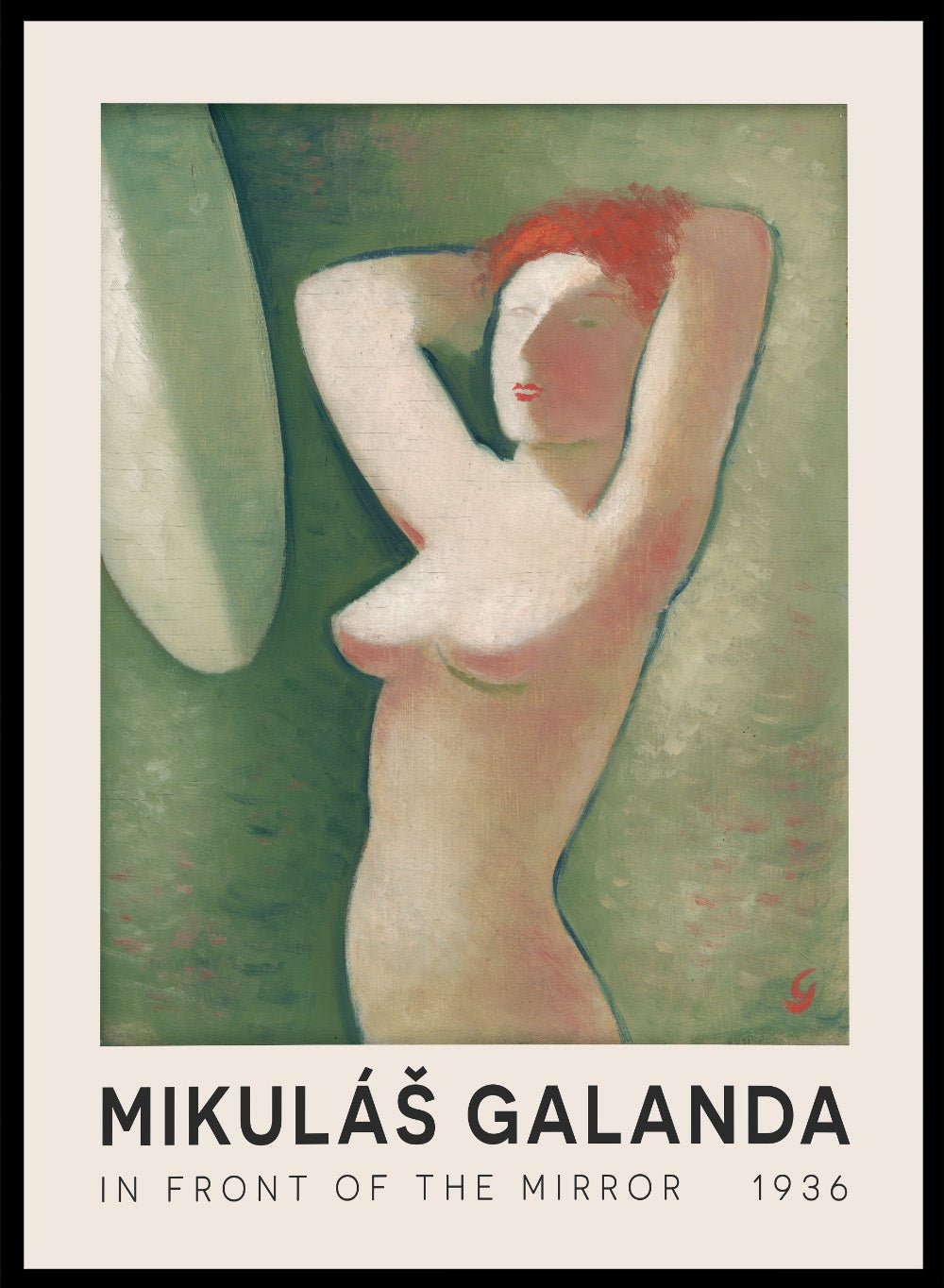 “In Front of the Mirror” Art Print_Sugar & Canvas