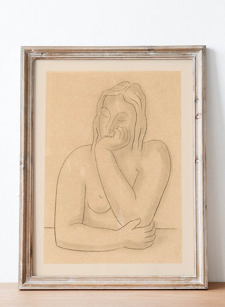 "Seated" Art Print_Sugar & Canvas