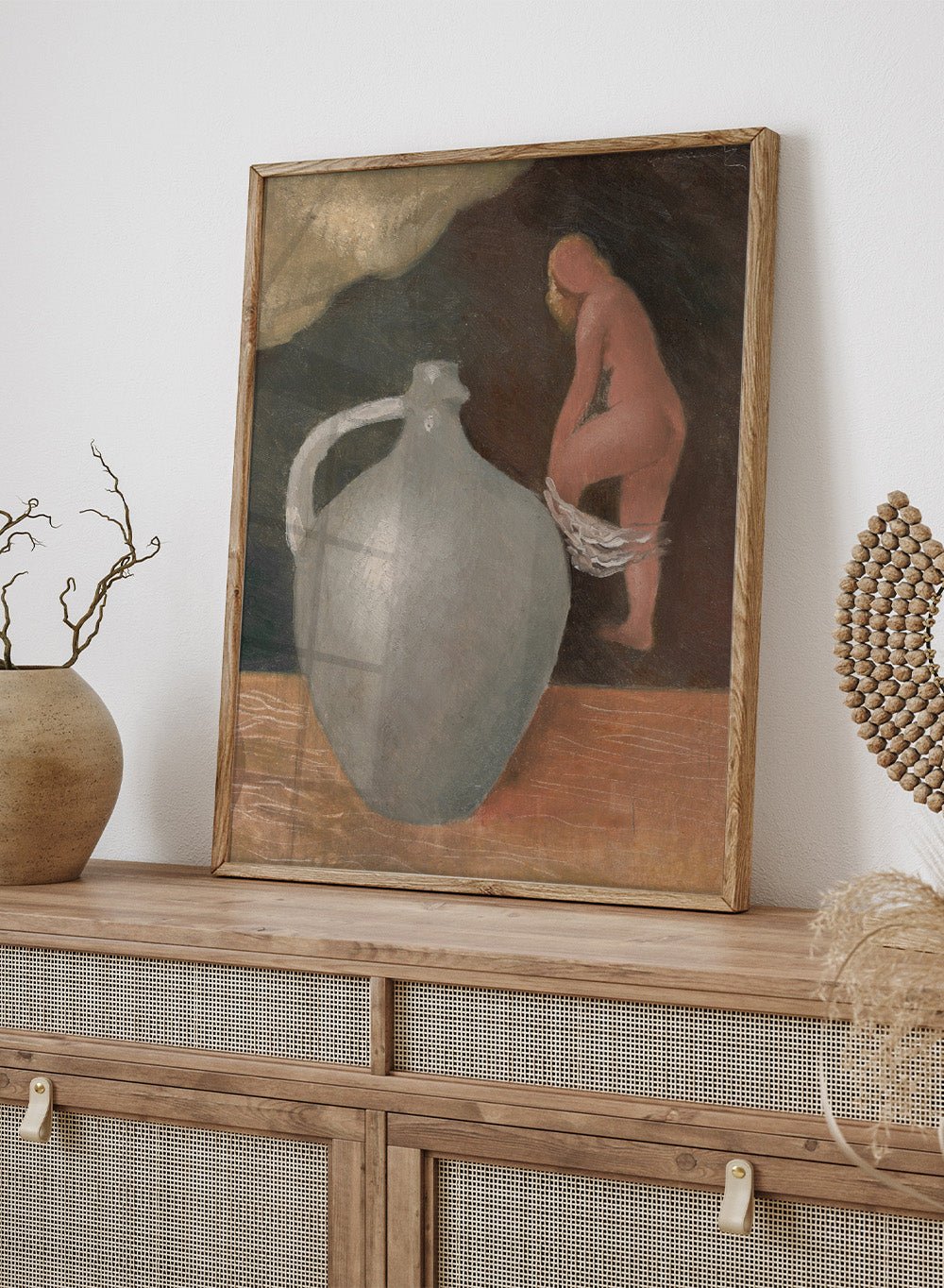 “Woman with Jar” Art Print_Sugar & Canvas