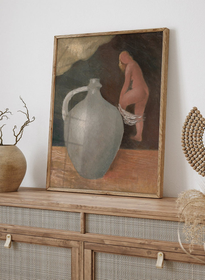 “Woman with Jar” Art Print_Sugar & Canvas