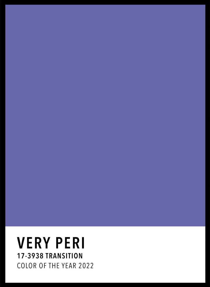 Very Peri Color Card Art Print_Sugar & Canvas