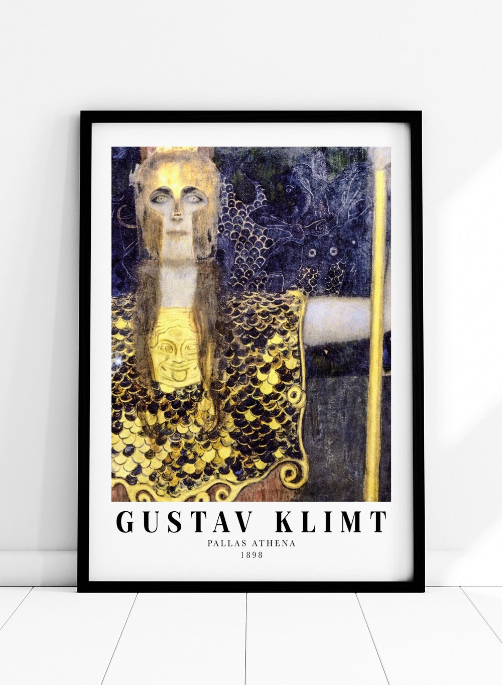 Gustav Klimt Pallas Athena 1898 Art Print_Sugar & Canvas