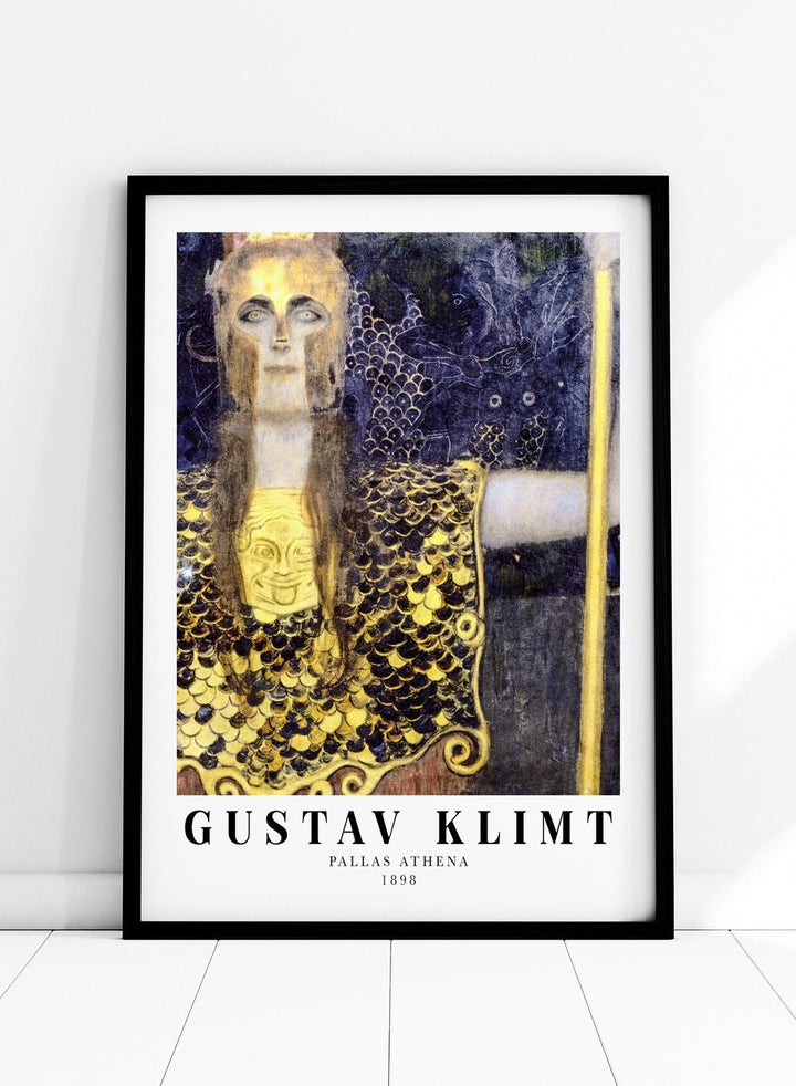 Gustav Klimt Pallas Athena 1898 Art Print_Sugar & Canvas