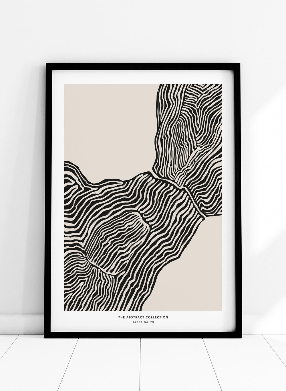 Minimalist Mid Century Modern Lines Art Print AB12_Sugar & Canvas