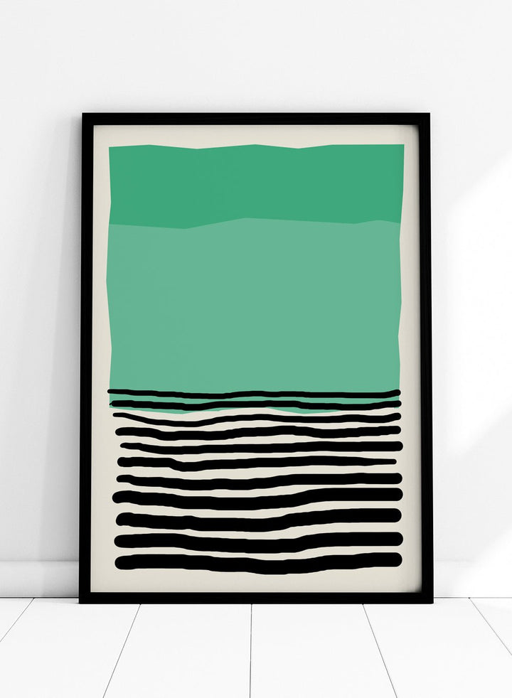 Geometric Color Block Art Print AB05_Sugar & Canvas