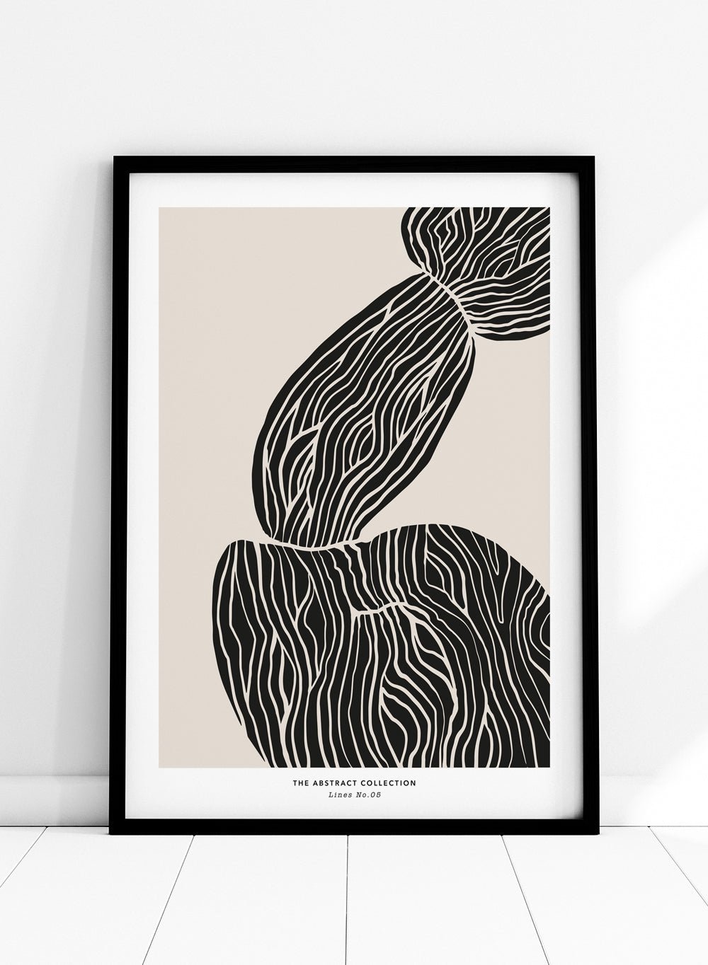 Minimalist Mid Century Modern Lines Art Print AB11_Sugar & Canvas