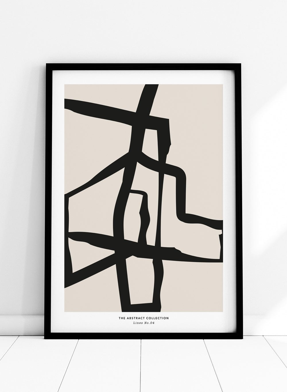 Minimalist Mid Century Modern Lines Art Print AB09_Sugar & Canvas