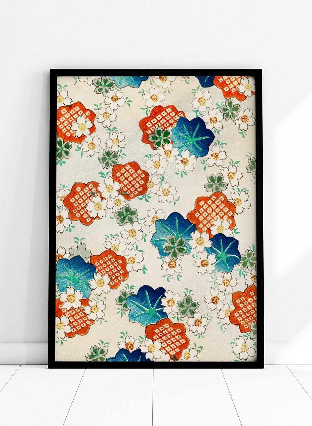 Watanabe Seitei Floral Pattern Art Print_Sugar & Canvas