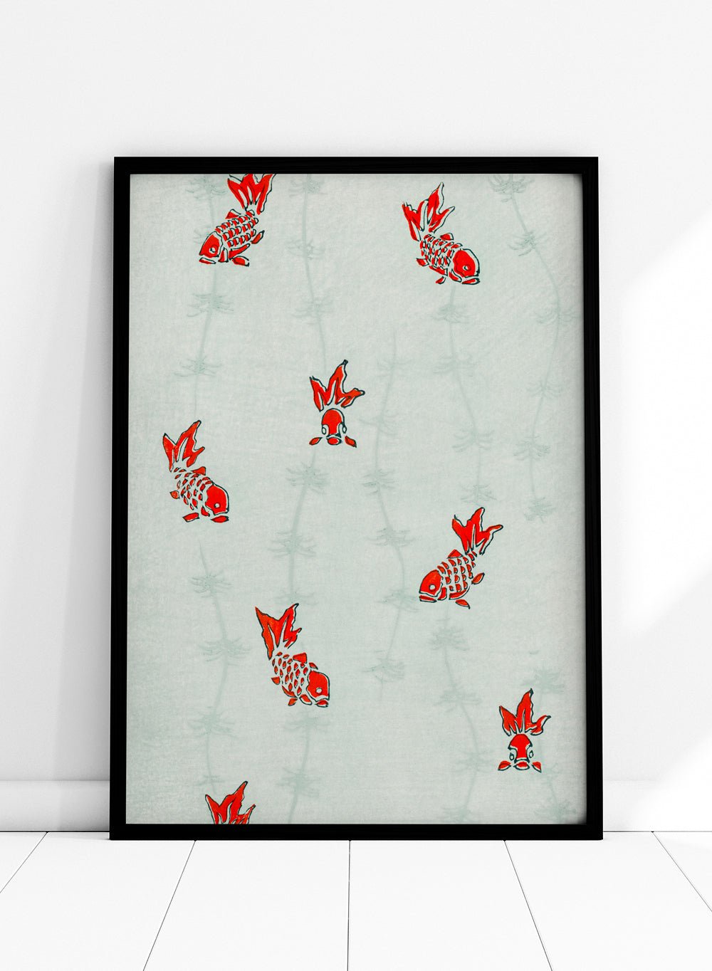 Watanabe Seitei Gold Fish Art Print_Sugar & Canvas