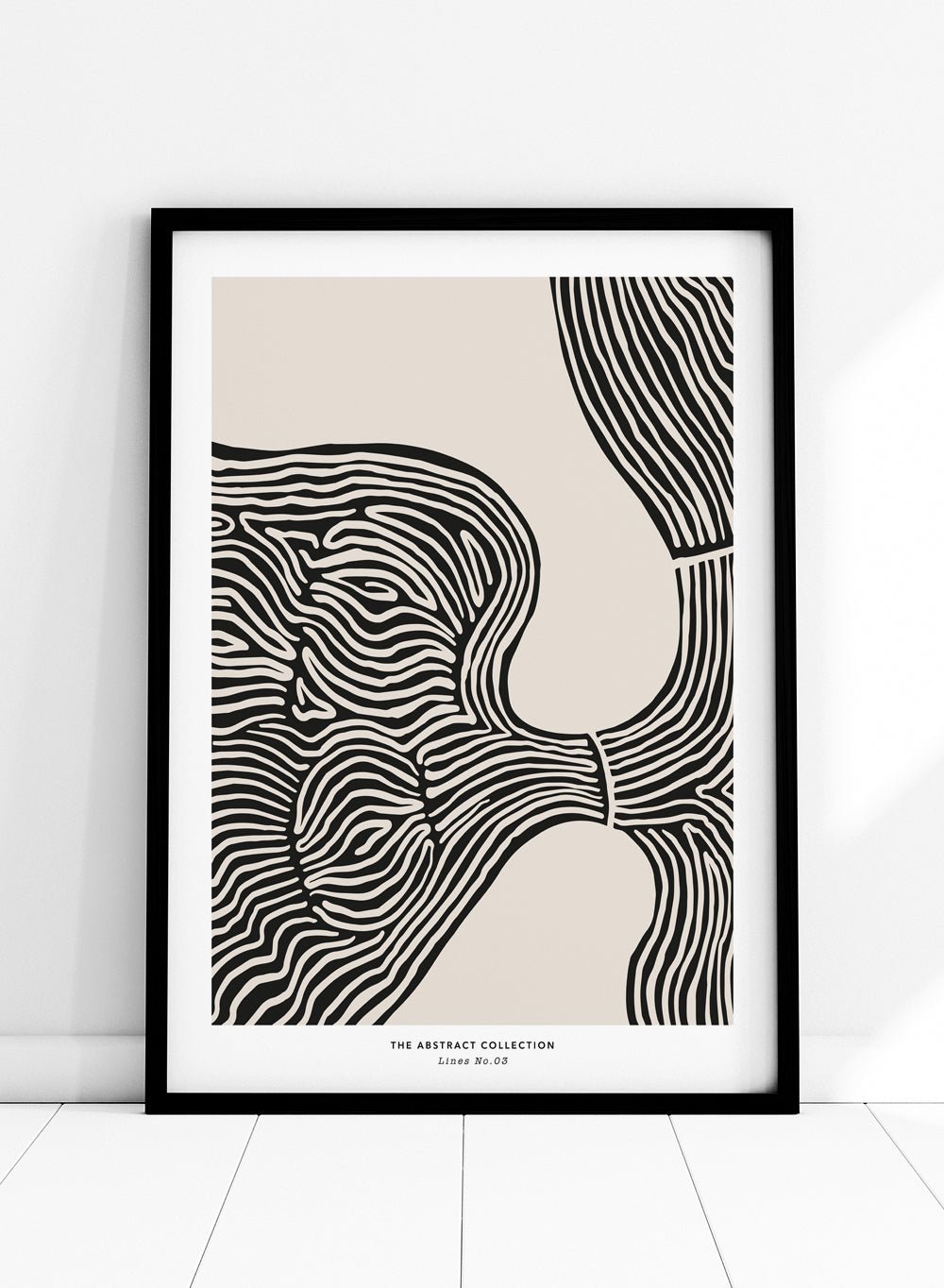 Minimalist Mid Century Modern Lines Art Print AB08_Sugar & Canvas