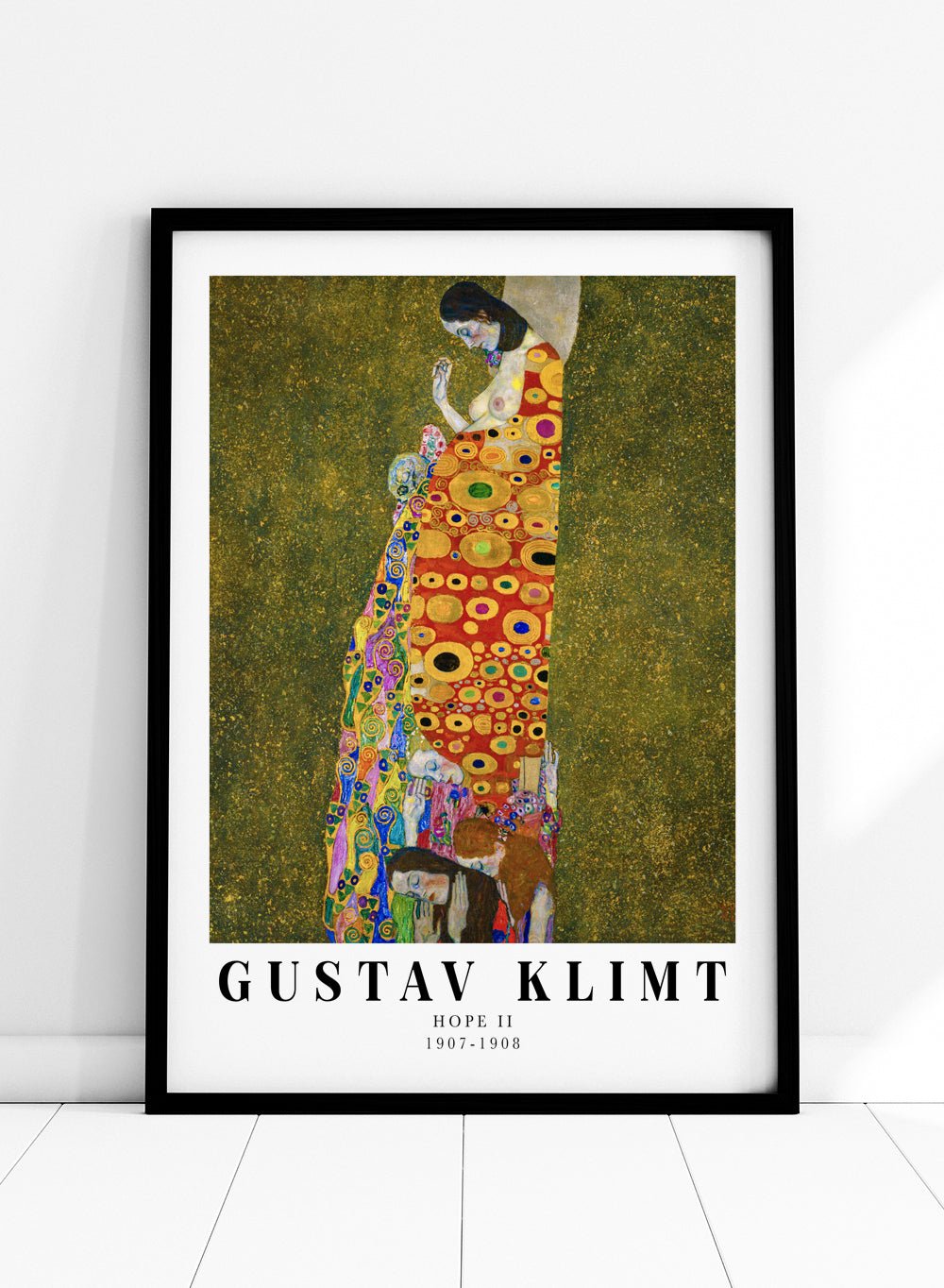 Gustav Klimt Hope II 1907 - 1908 Art Print_Sugar & Canvas