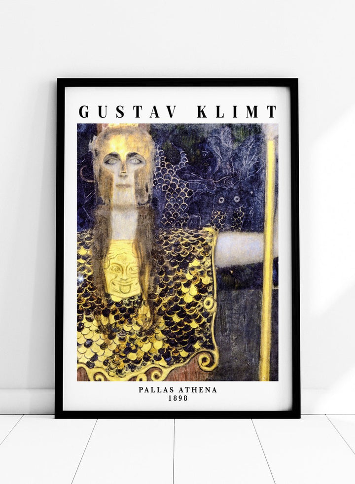 Gustav Klimt Pallas Athena 1898 Art Print_Sugar & Canvas