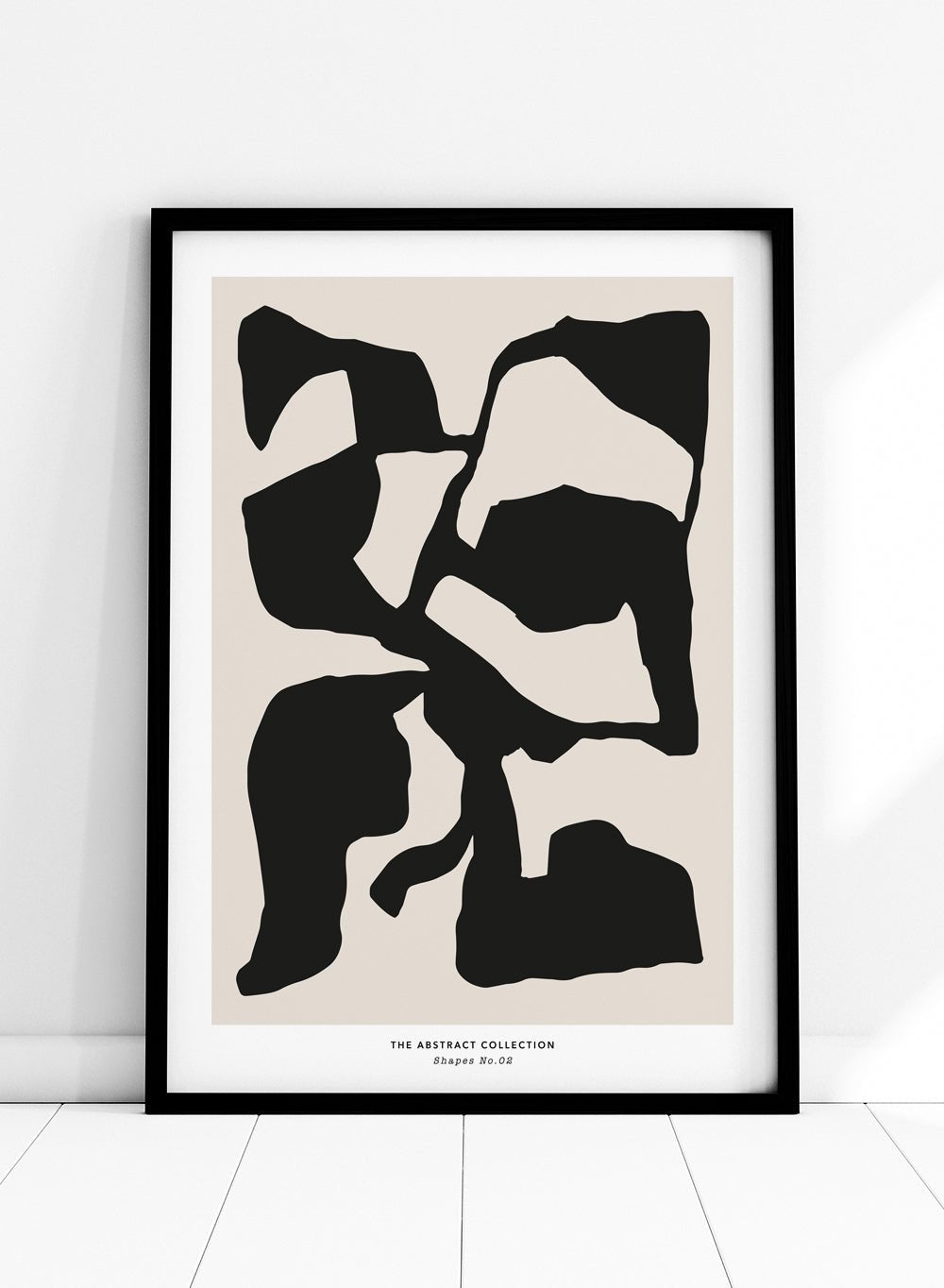Minimalist Mid Century Modern Shapes Art Print AB16_Sugar & Canvas