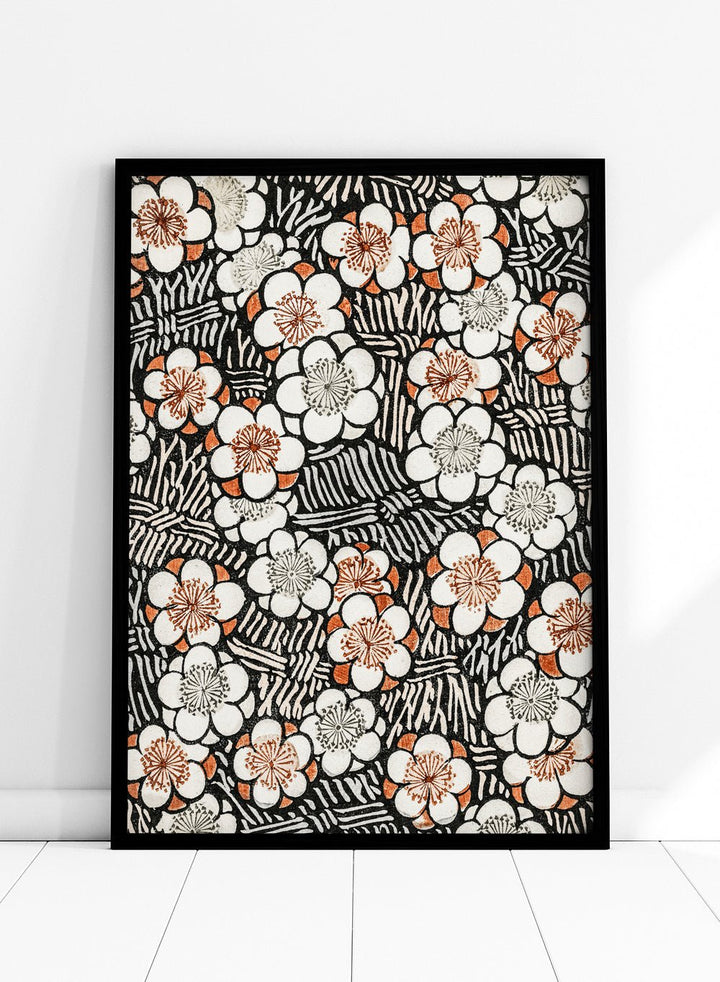 Watanabe Seitei Floral Pattern Art Print_Sugar & Canvas