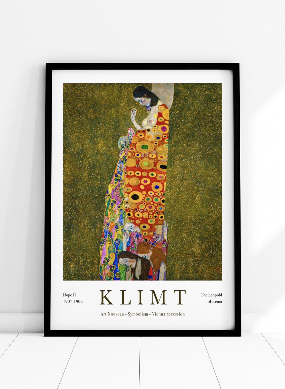 Gustav Klimt Hope II 1907 - 1908 Art Print_Sugar & Canvas