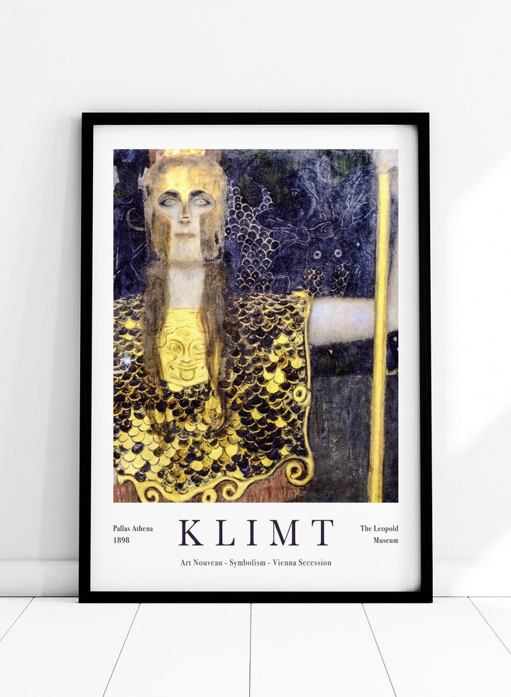 Gustav Klimt Pallas Athena 1898 Art Print_Sugar & Canvas