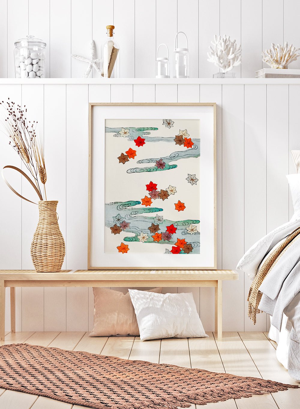 Watanabe Seitei Autumn and Water Art Print_Sugar & Canvas