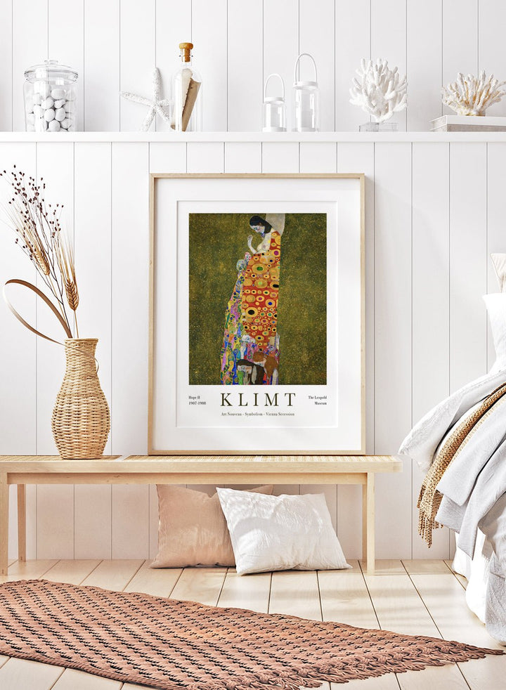 Gustav Klimt Hope II 1907 - 1908 Art Print_Sugar & Canvas