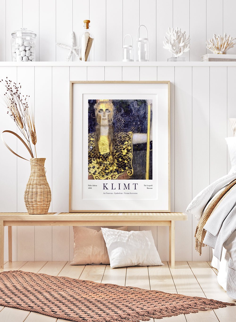 Gustav Klimt Pallas Athena 1898 Art Print_Sugar & Canvas