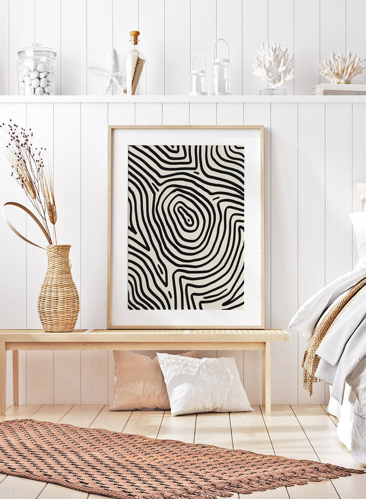 Geometric Pattern Abstract Art Print AB01_Sugar & Canvas