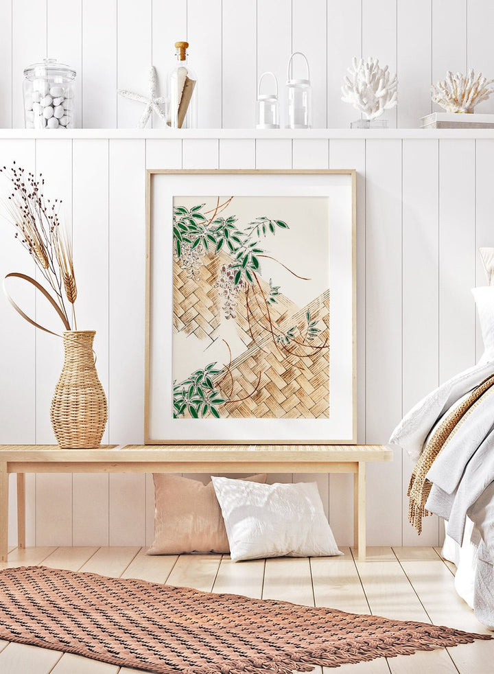 Watanabe Seitei Wisteria Art Print_Sugar & Canvas