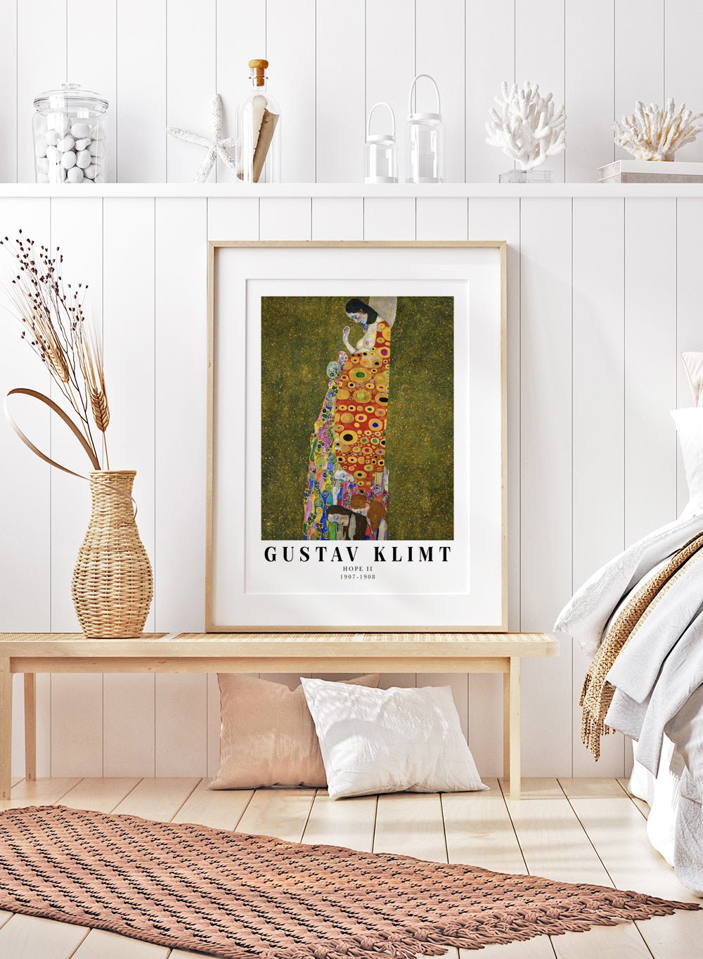 Gustav Klimt Hope II 1907 - 1908 Art Print_Sugar & Canvas