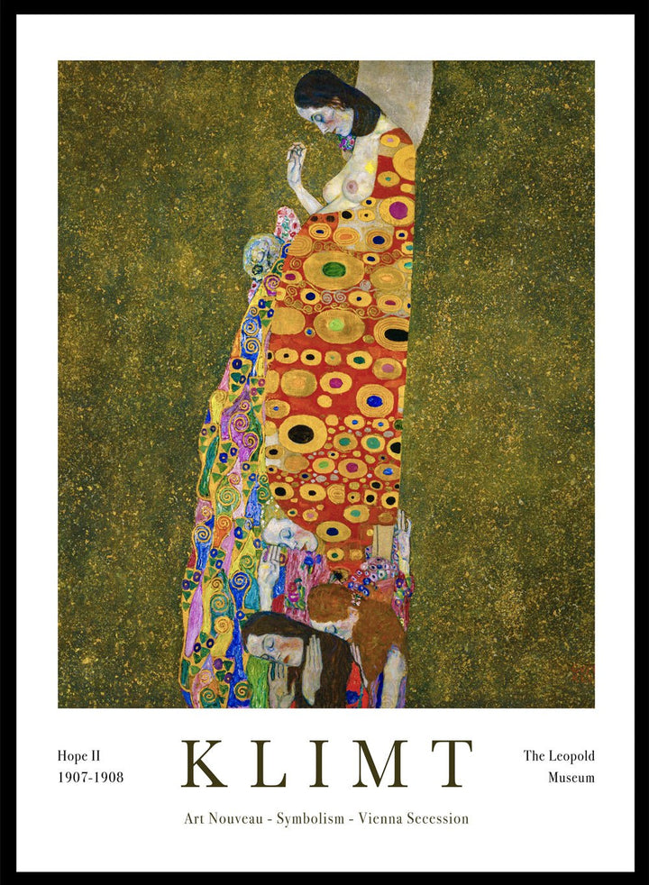 Gustav Klimt Hope II 1907 - 1908 Art Print_Sugar & Canvas