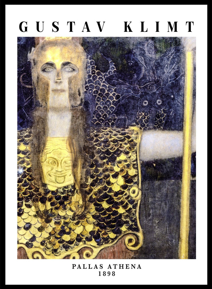 Gustav Klimt Pallas Athena 1898 Art Print_Sugar & Canvas