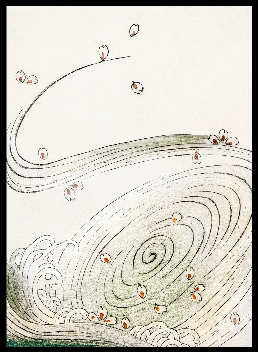 Watanabe Seitei Wind and Flower Art Print_Sugar & Canvas