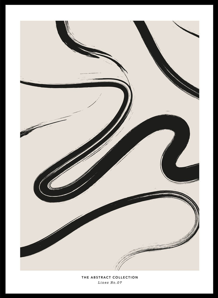 Minimalist Paint Brush Strokes Art Print AB13_Sugar & Canvas