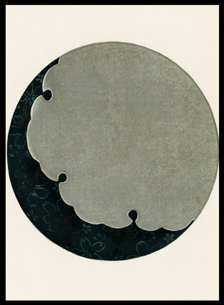 Watanabe Seitei Moon Illustration Art Print_Sugar & Canvas