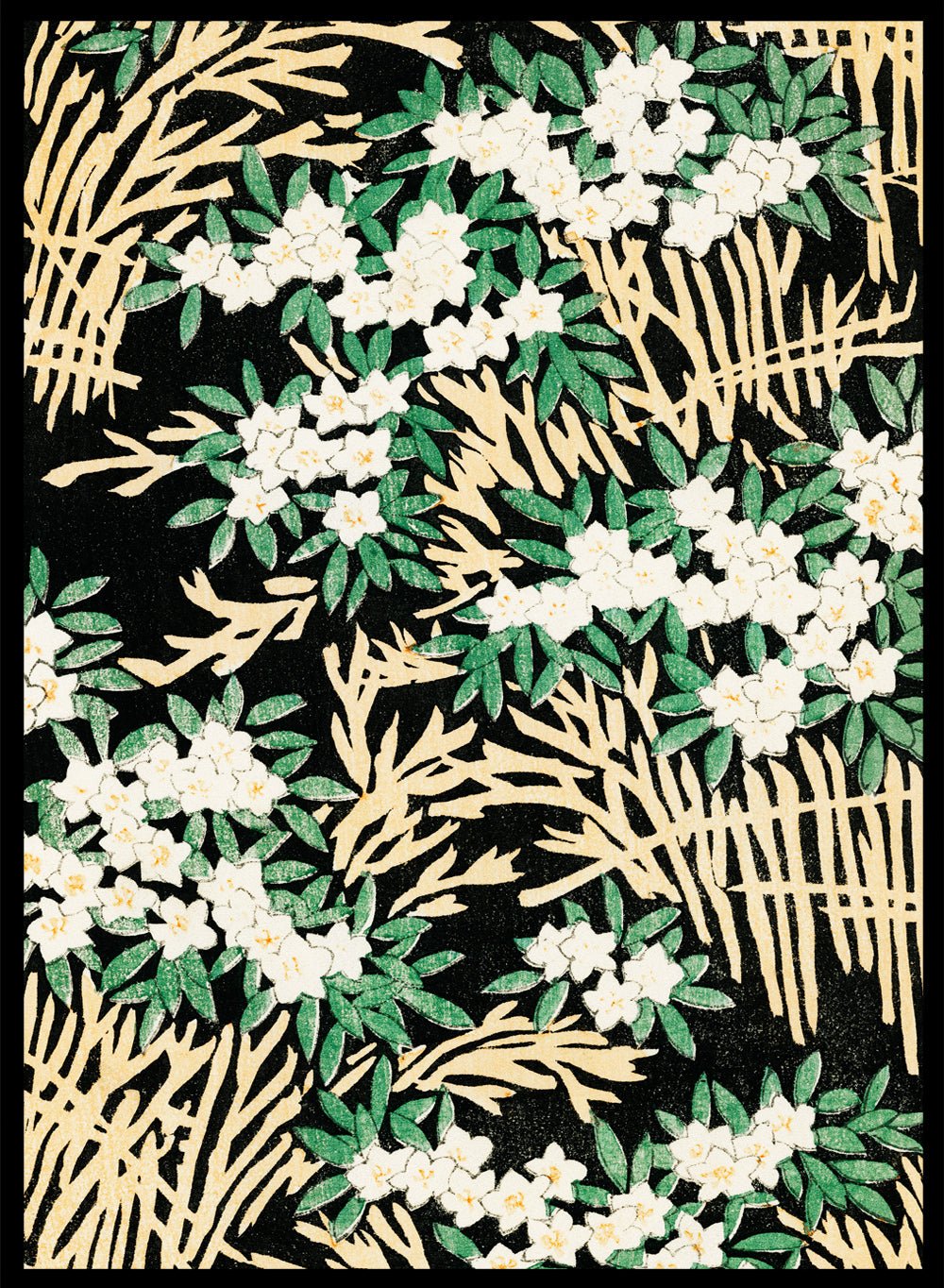 Watanabe Seitei Forest Illustration Art Print_Sugar & Canvas