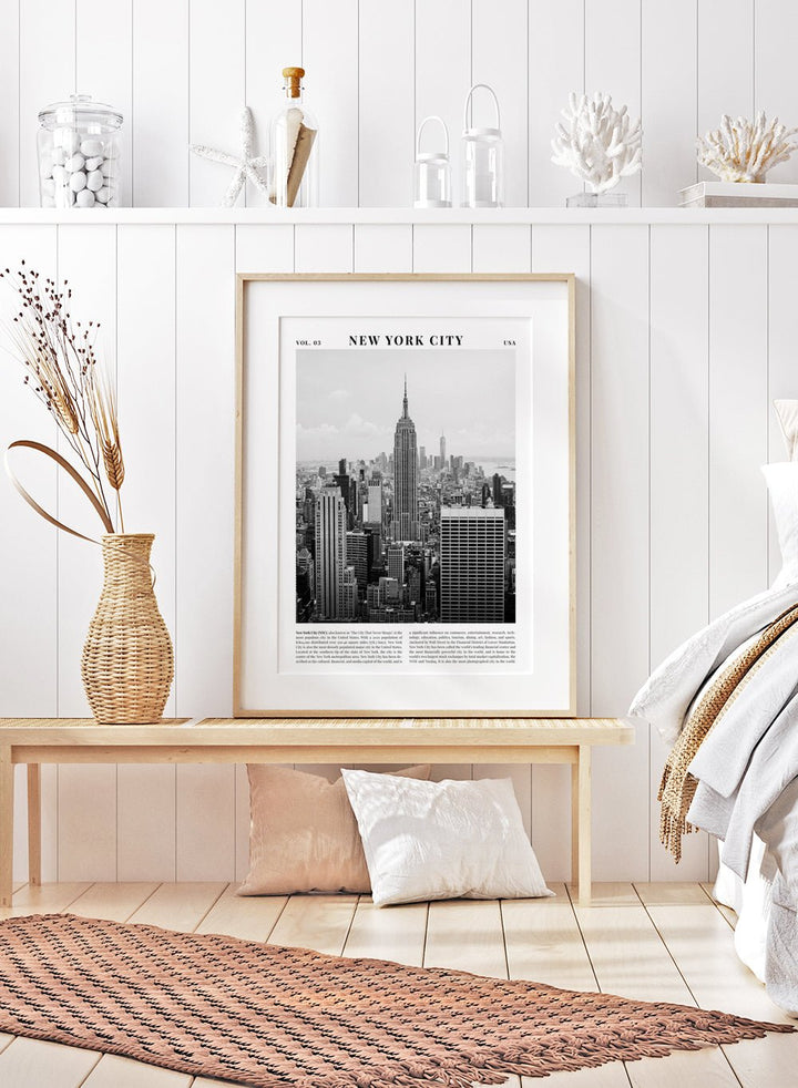 New York City Black and White Travel Art Print_Sugar & Canvas
