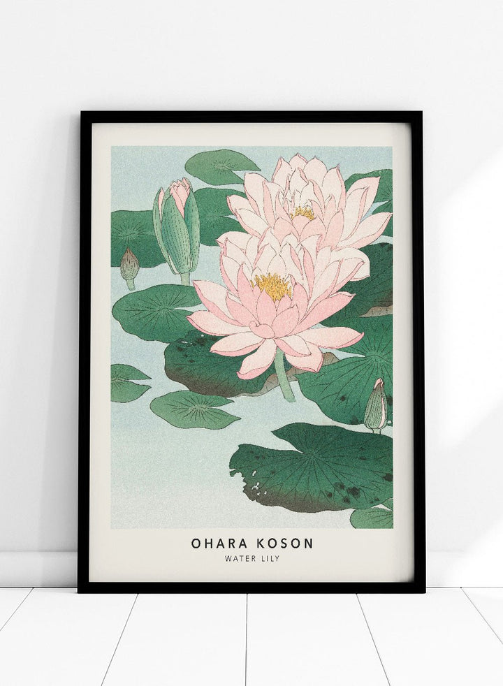 Ohara Koson "Water Lily" Art Print_Sugar & Canvas