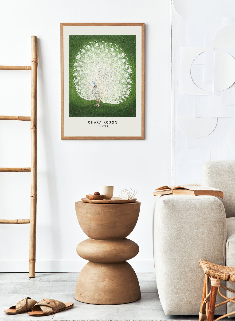 Ohara Koson "Peacock" Art Print_Sugar & Canvas