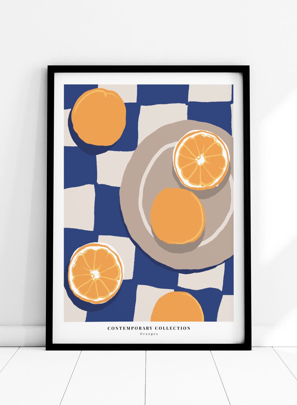 Oranges Kitchen Illustration Art Print_Sugar & Canvas