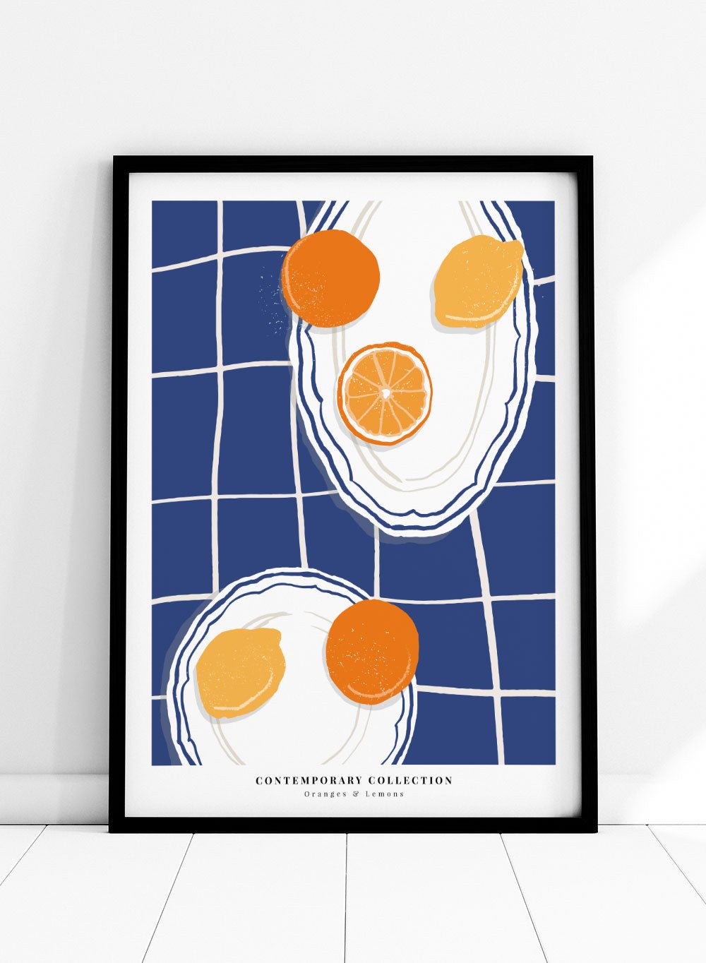 Oranges and Lemons Kitchen Illustration Art Print_Sugar & Canvas
